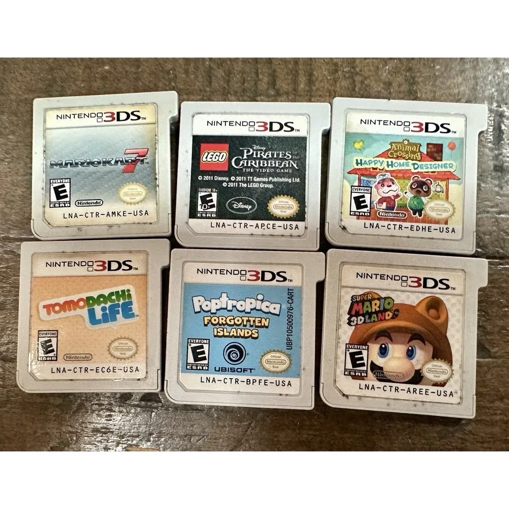 Nintendo 3DS Lot 3 Systems 23 Games Zelda Mario Kart DS 2DS Charger Case